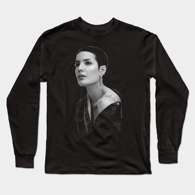 Halseys Hues Dive into Style with Iconic Singer-Inspired Wardrobe Staples Long Sleeve T-Shirt by WillyPierrot